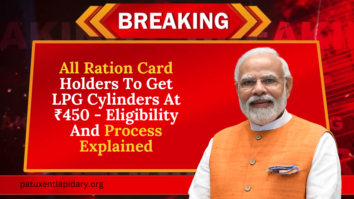 All Ration Card Holders To Get LPG Cylinders At ₹450 - Eligibility And Process Explained