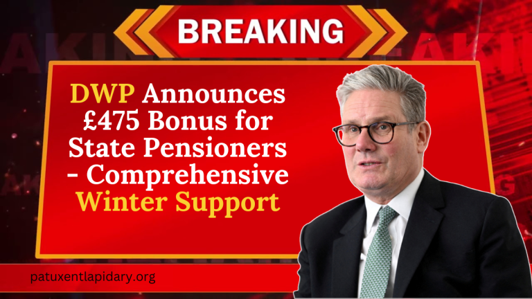 DWP Announces £475 Bonus for State Pensioners - Comprehensive Winter Support