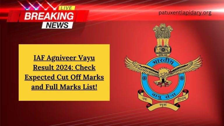 IAF Agniveer Vayu Result 2024: Check Expected Cut Off Marks and Full Marks List!