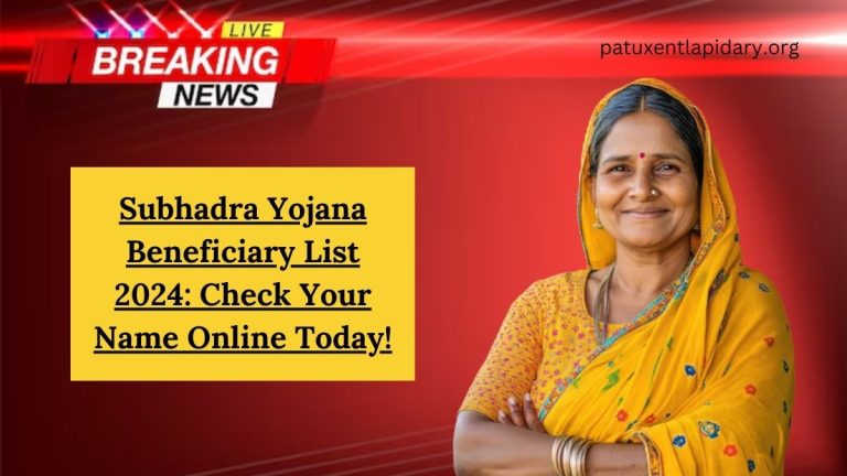 Subhadra Yojana Beneficiary List 2024: Check Your Name Online Today!